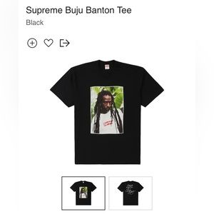 Supreme Buju Banton Tee size M